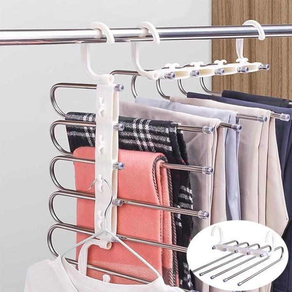 5-Layer Multifunctional Hanger – Space-Saving Clothes & Trouser Organizer