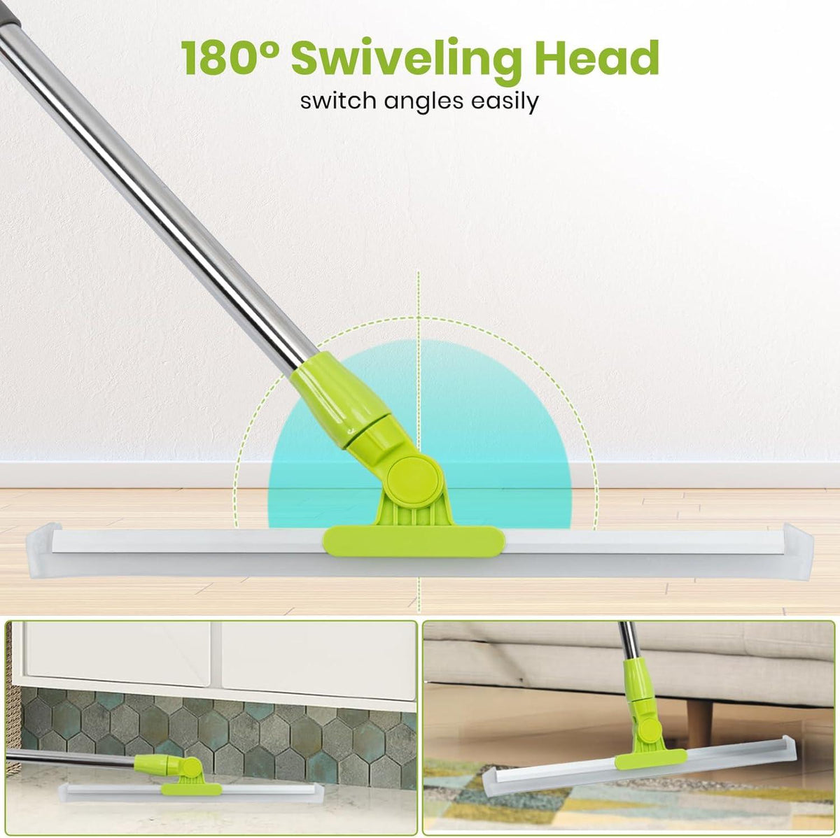 180° Rotatable Viper Magic Floor Wiper – Flexible Floor Cleaning Mop