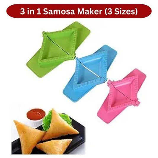 3-in-1 Samosa Mold – Multi-Shape Dumpling & Pastry Maker | Kitchen Tool