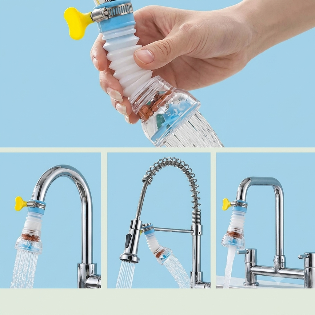 360° Adjustable Flexible Tap Water Filter