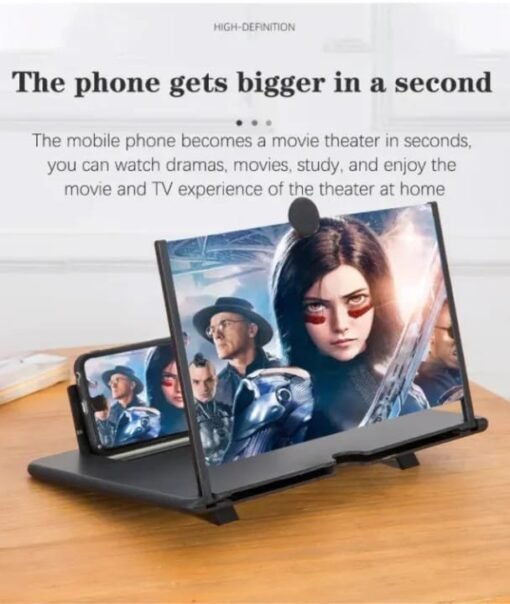 3D Mobile Screen Magnifier – HD Foldable Phone Screen Enlarger